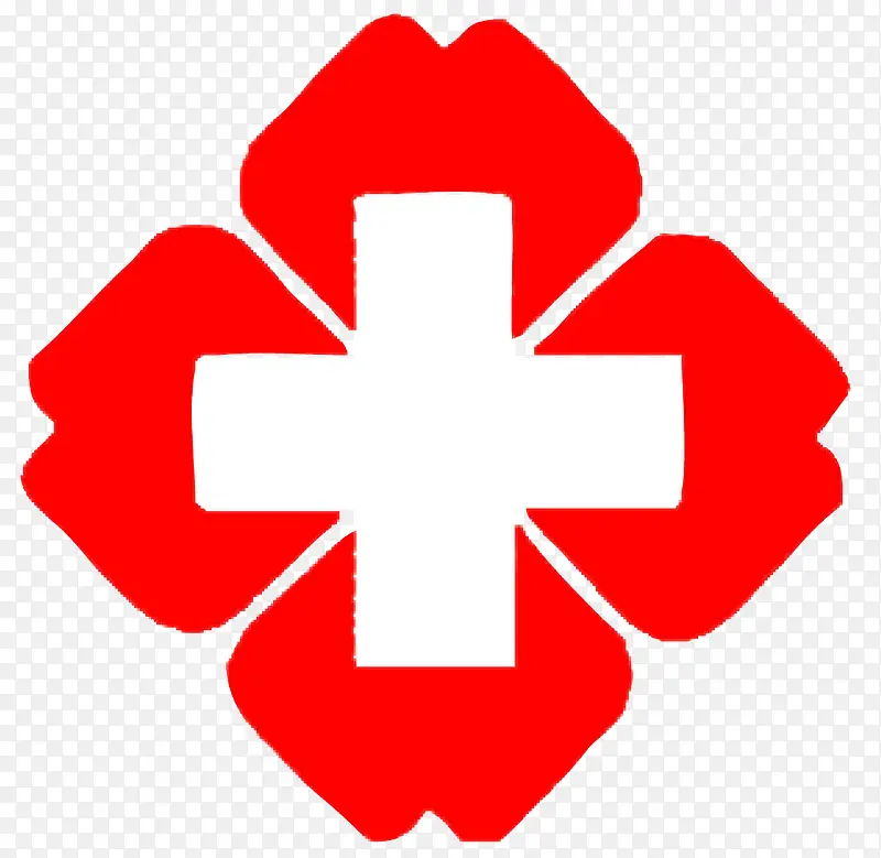 红色白色红十字会医疗标志