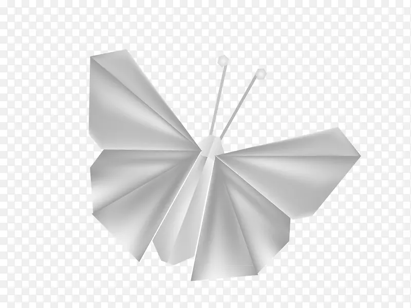 白色折纸蝴蝶