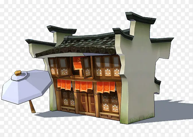 古楼模型