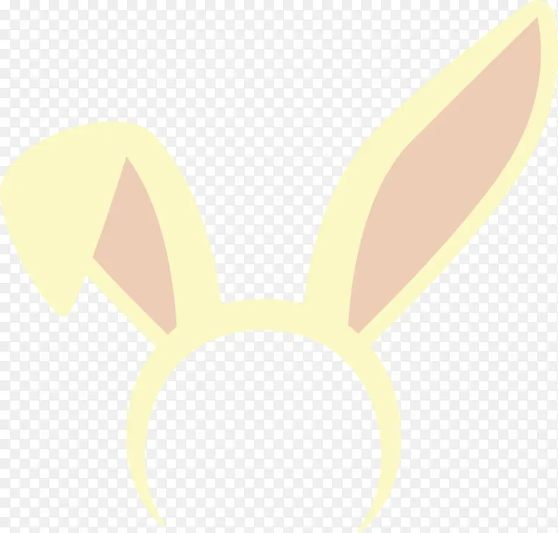 复活节黄色兔子发箍