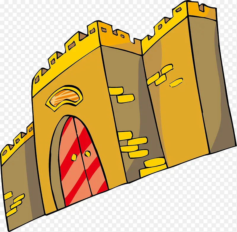 黄色城墙