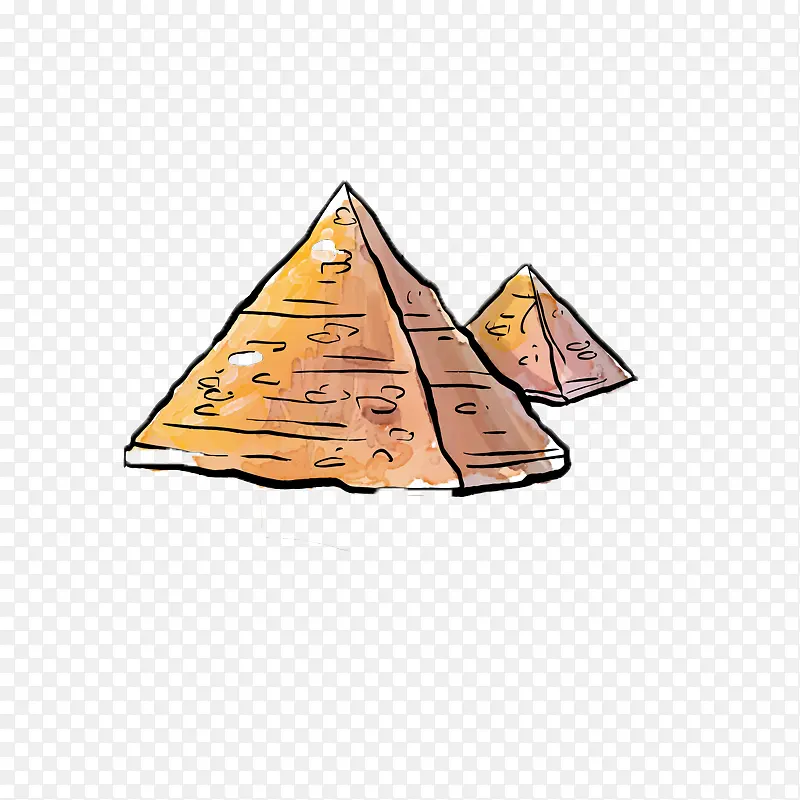 卡通金字塔