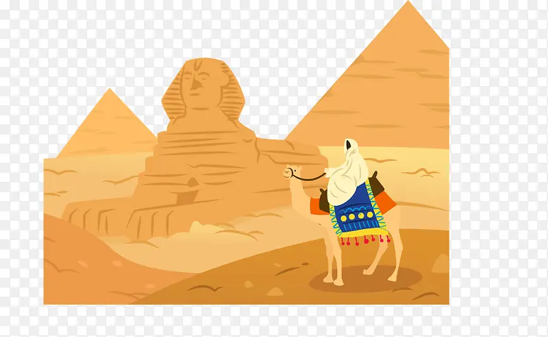 去埃及金字塔参观旅游