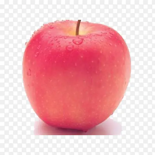 一个新鲜的苹果