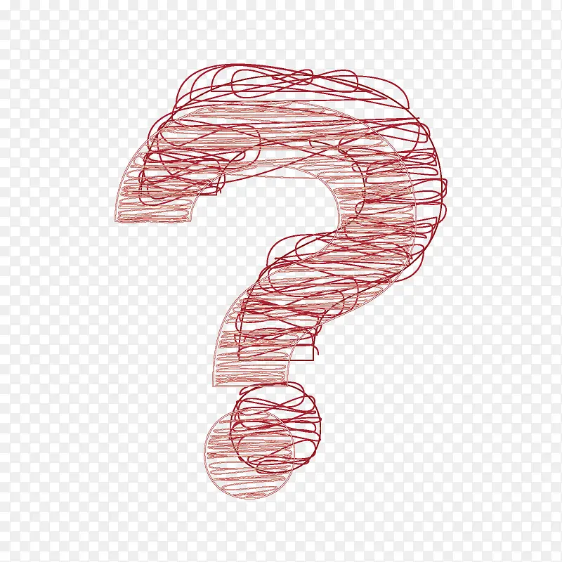 卡通手绘红色问号?PNG图片素材下载_图片编号7904786-PNG素材网
