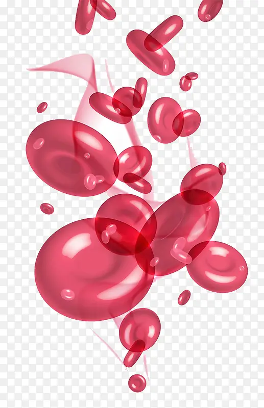 可爱血红细胞图形