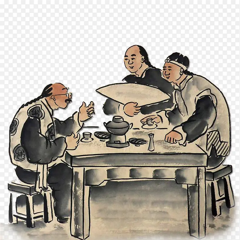 古代人手绘PNG图片素材下载_图片编号7909714-PNG素材网