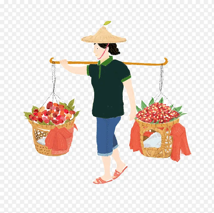 卖水果的农户