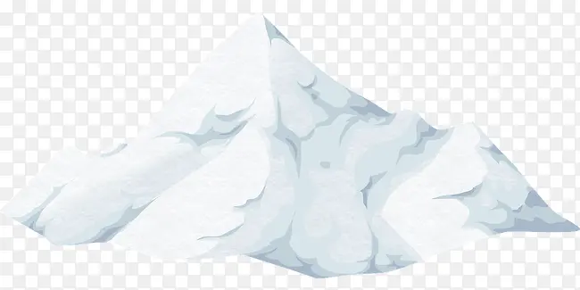 白色的冰山