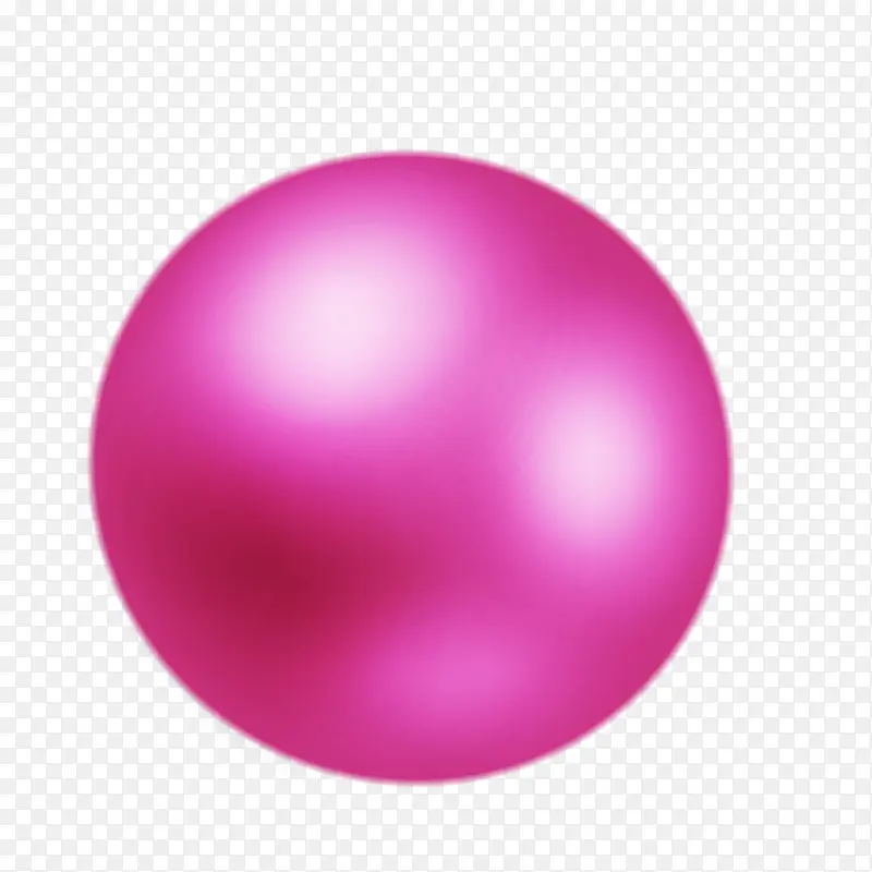 创意矢量粉色圆球体