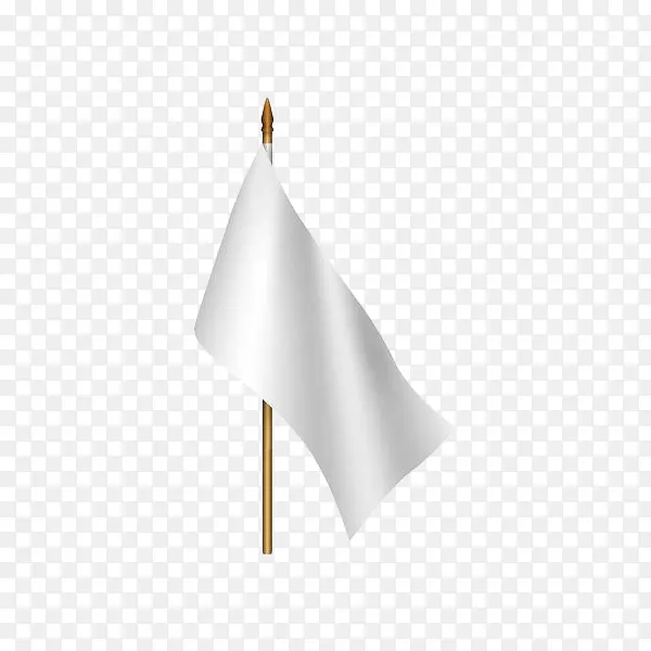 白色矢量旗帜