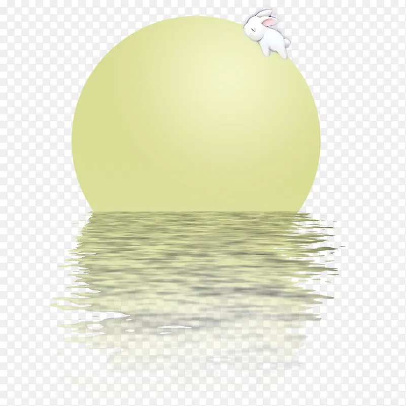 月兔和月亮手绘图PNG图片素材下载_图片编号7912440-PNG素材网