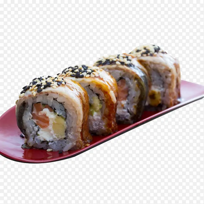 黑芝麻鳗鱼寿司餐饮食品