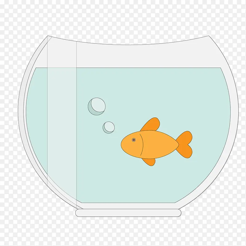 手绘可爱的鱼缸设计