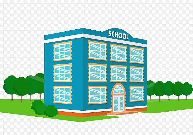 大学扁平化校园矢量图案PNG图片素材下载_图片编号7915455-PNG素材网