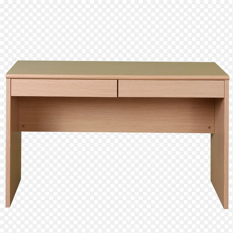 纯色办公实木桌