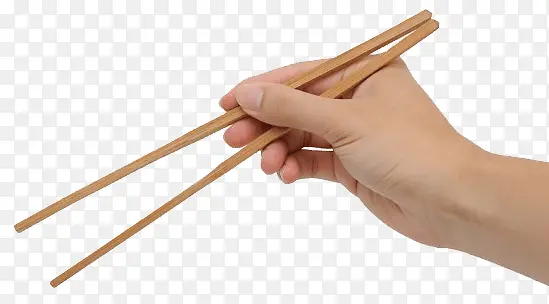 拿筷子的手