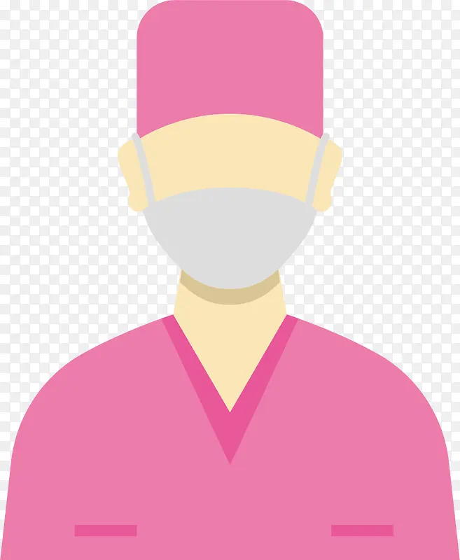 男性粉红护士
