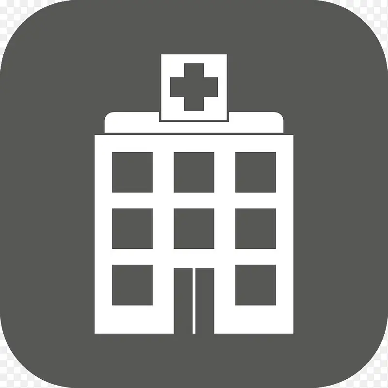 方形医院门诊大楼图标PNG图片素材下载_图片编号7921774-PNG素材网