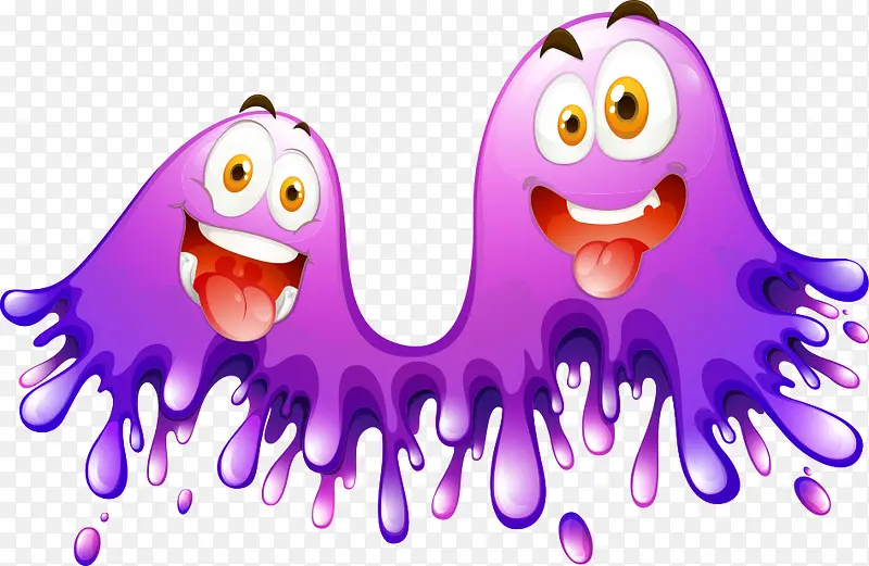矢量紫色细菌