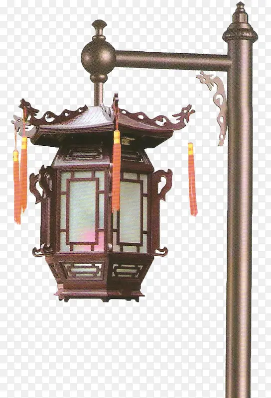中国风红木吊灯