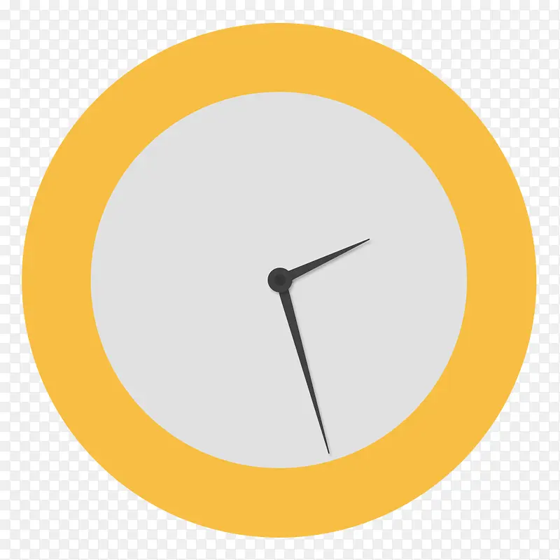 时钟平面设计圈图标