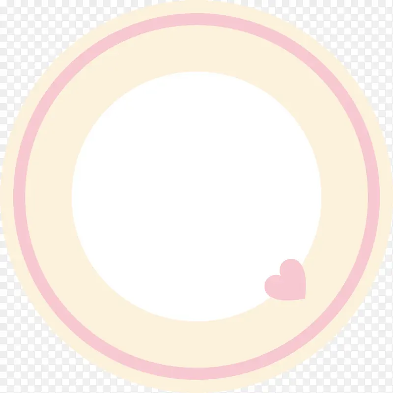 矢量图淡化粉色圆圈