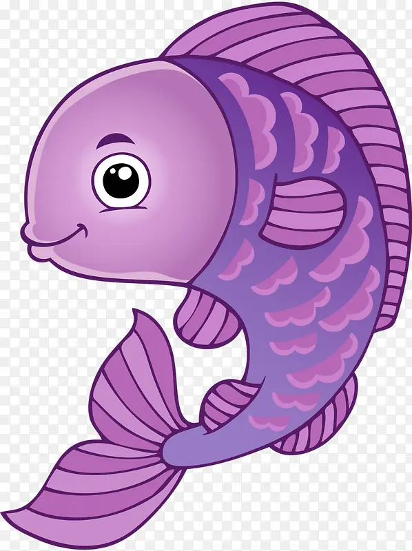 紫色的鱼