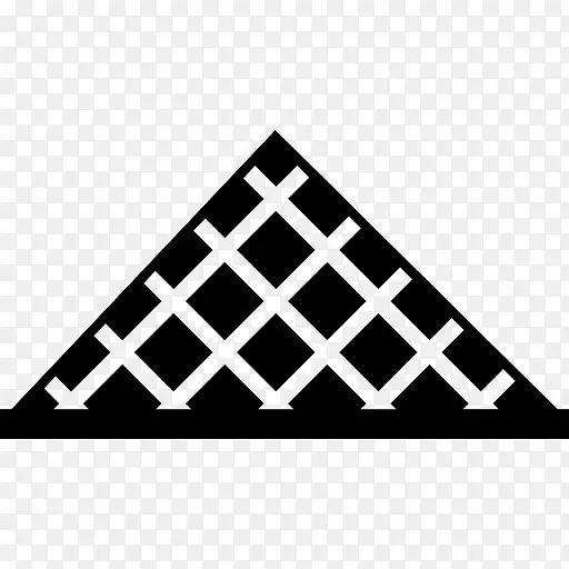 罗浮宫金字塔图标