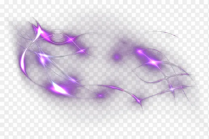 紫色魔幻光束装饰