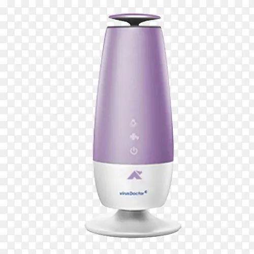 实物紫色时尚空气净化器