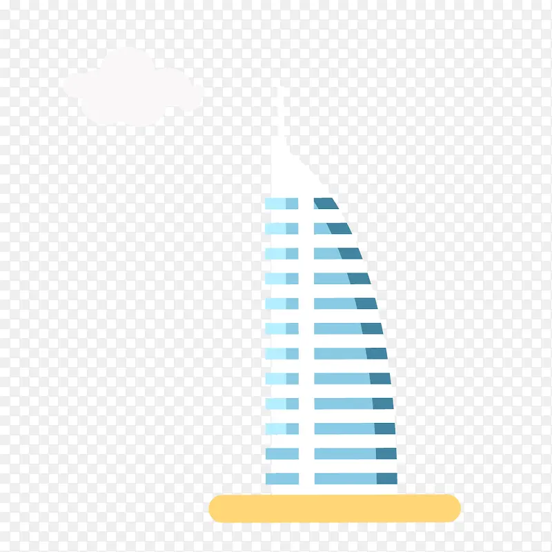 世界旅游海报迪拜旅游设计素材