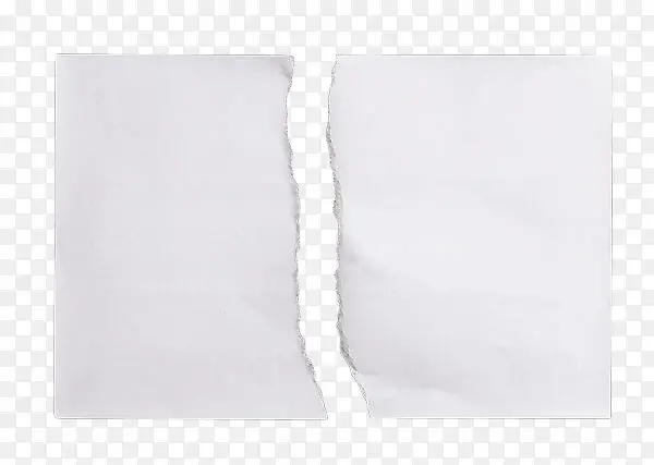 白色撕开纸张