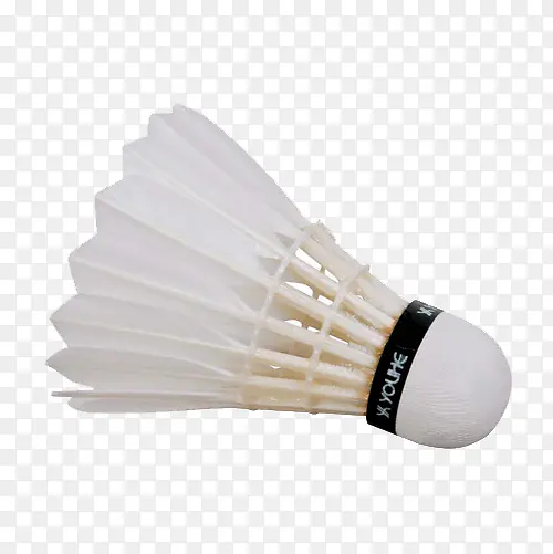 高清白色羽毛球
