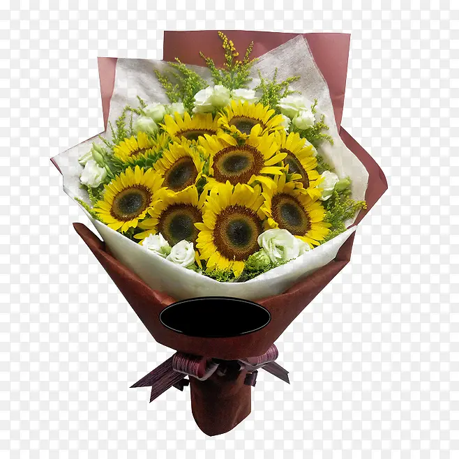 鲜花教师节元素