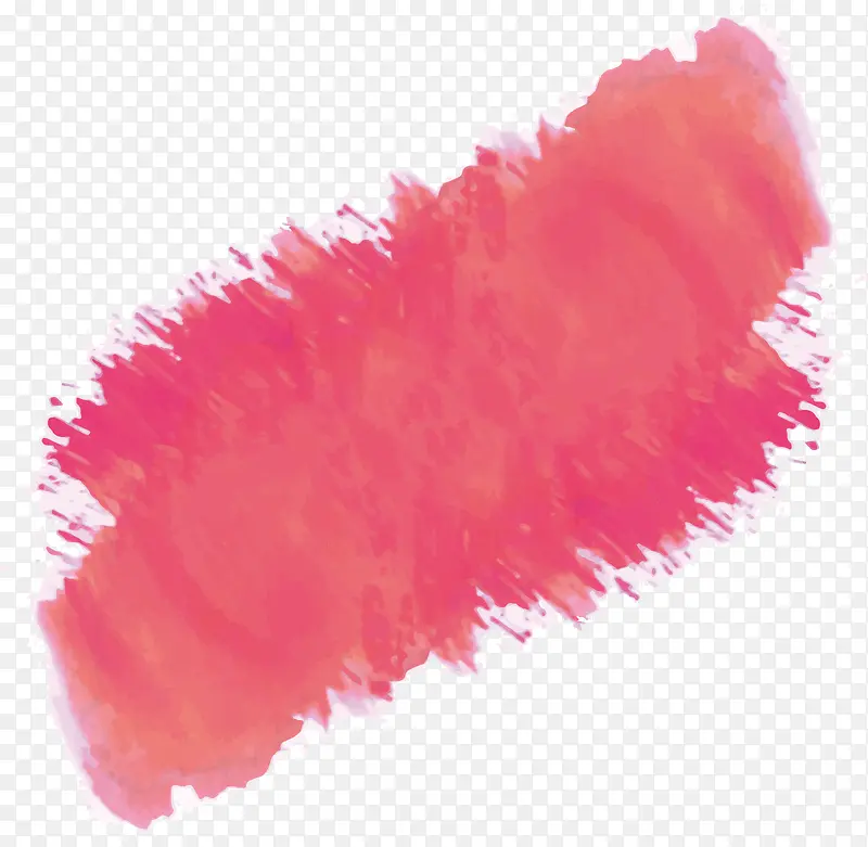 粉色水彩涂鸦笔刷