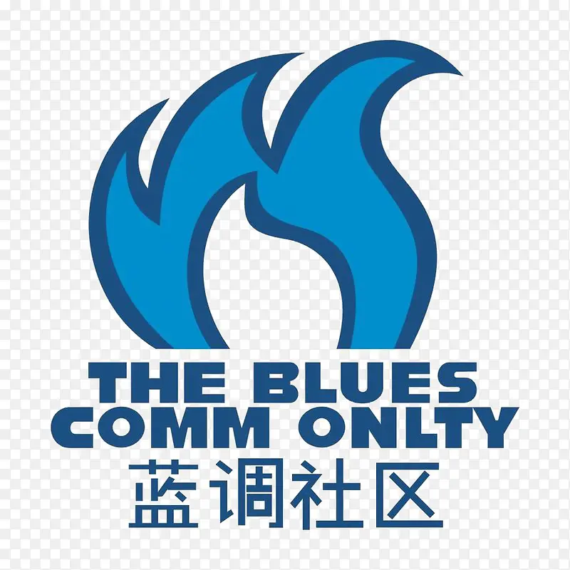 蓝调社区图标logo