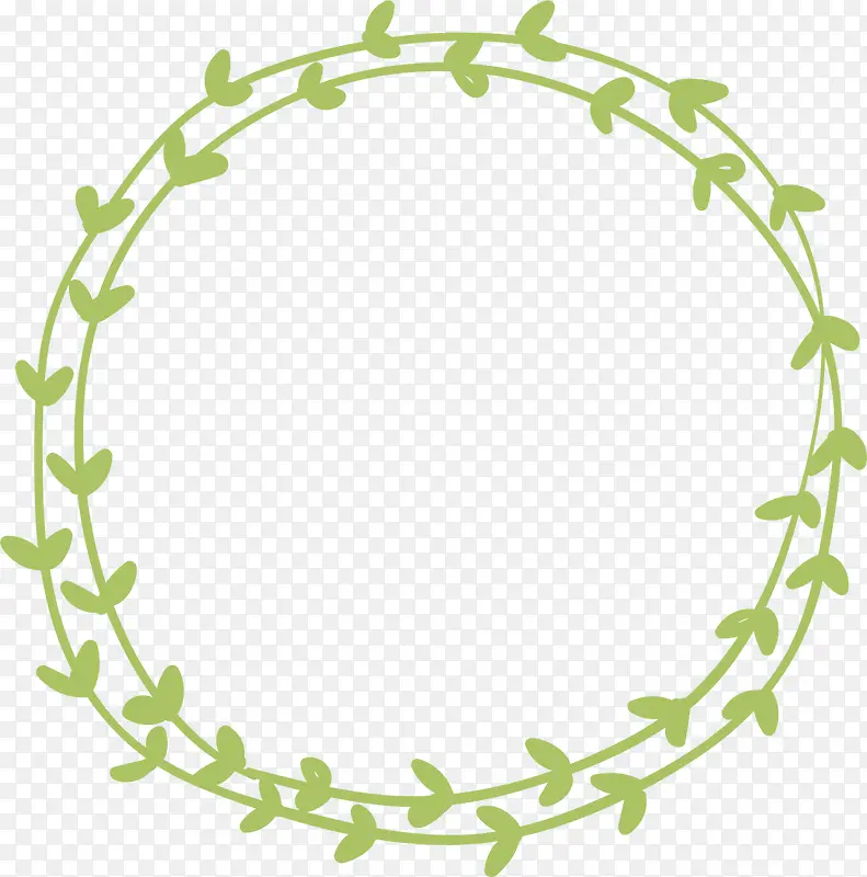 绿色藤蔓植物框架