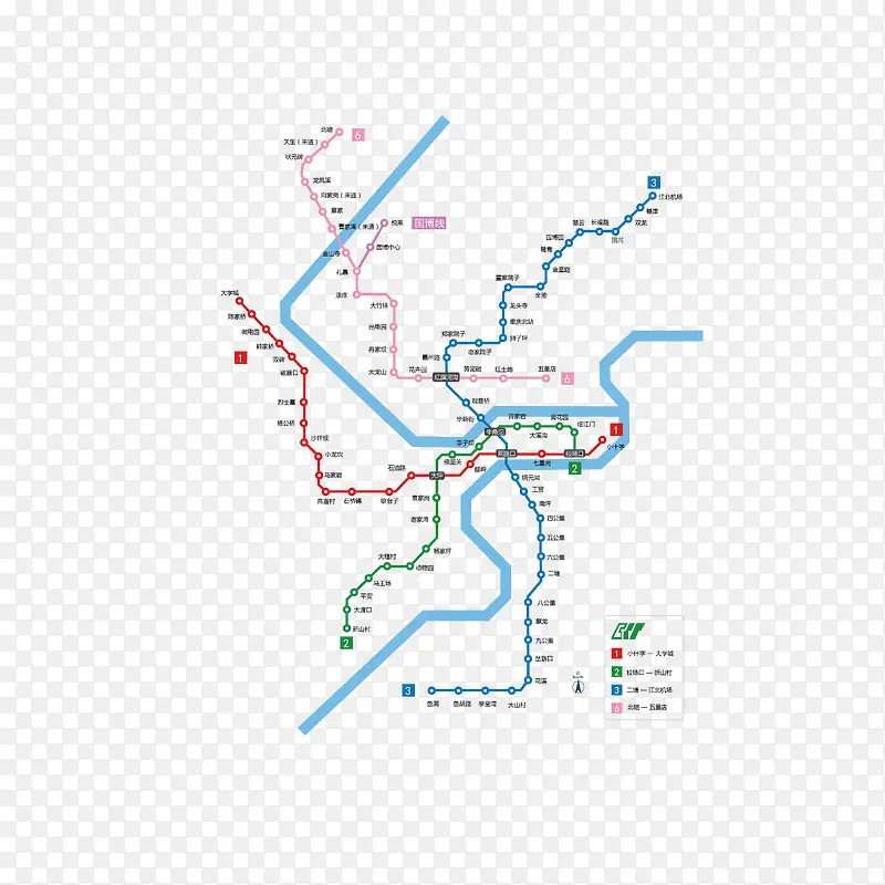重庆地铁规划线路图