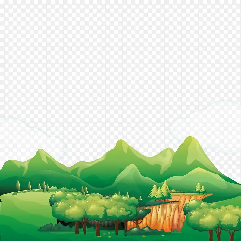 矢量原始森林PNG图片素材下载_图片编号7960133-PNG素材网