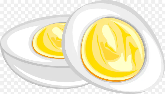 卡通手绘鸡蛋食物