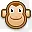 情感脸猴子图标