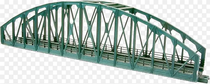 绿色拱形桥