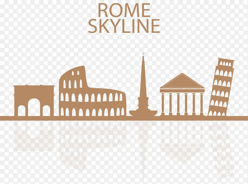 罗马城市建筑缩影