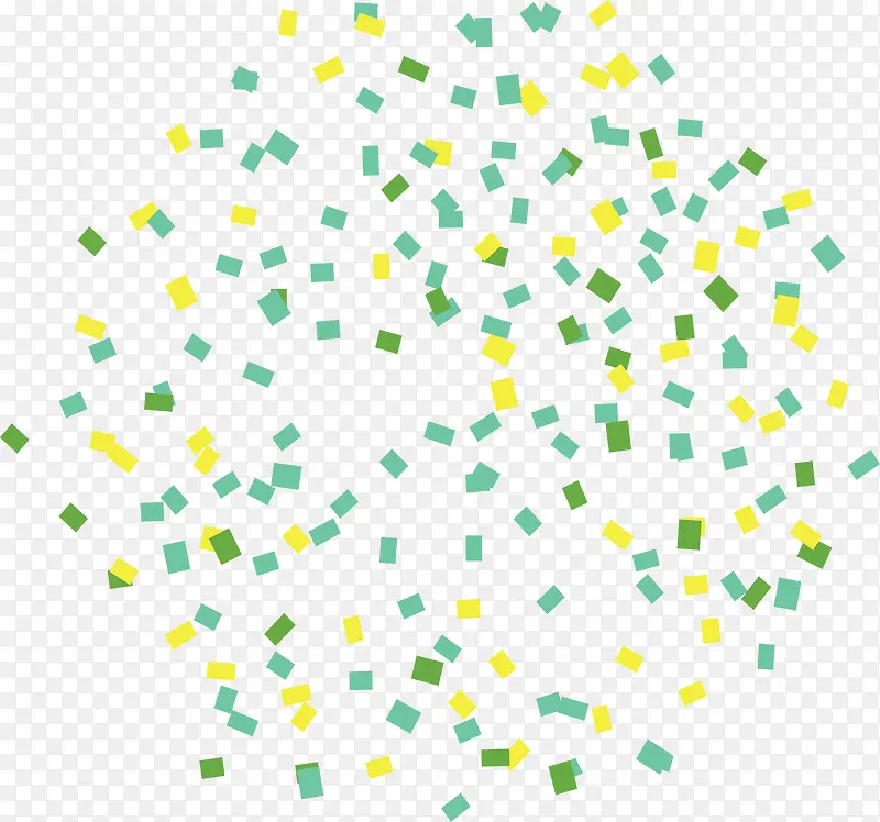 黄绿色几何方块花纹