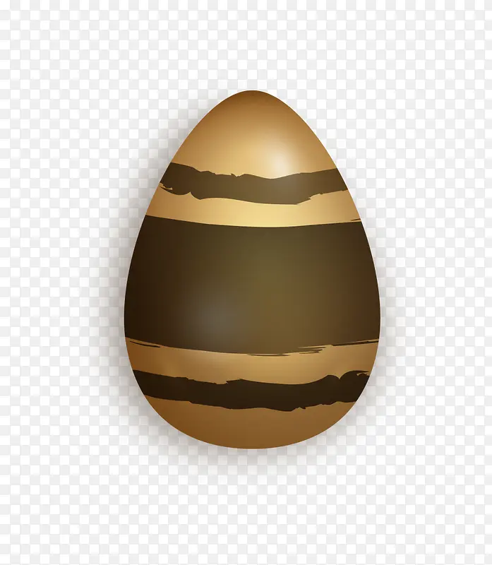 复活节简约金色彩蛋