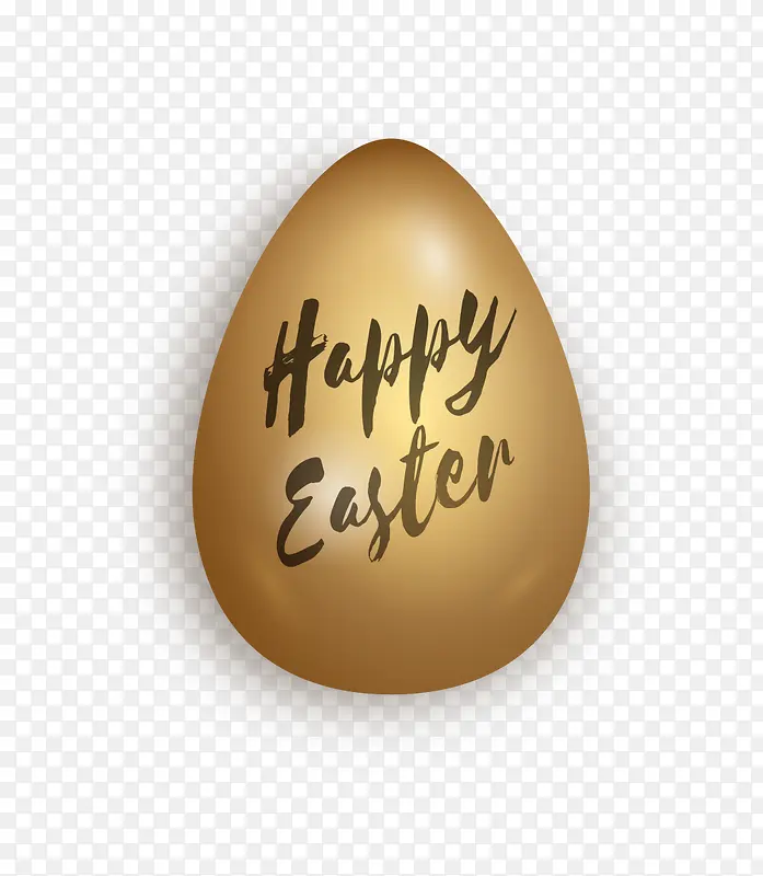 复活节快乐金色彩蛋