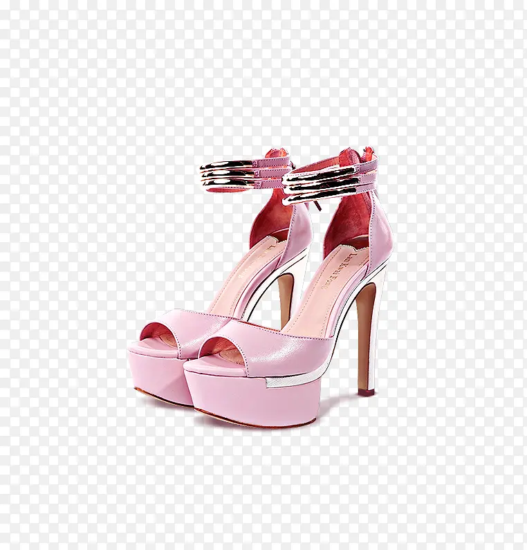粉红高跟鞋