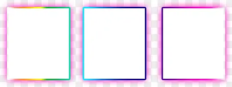 紫色荧光边框