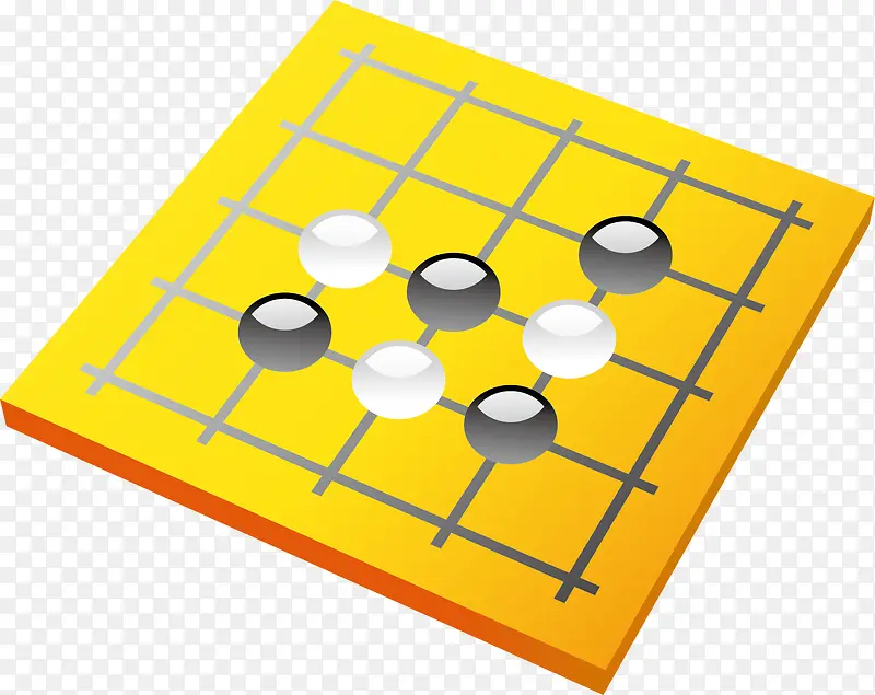 五子棋png矢量素材